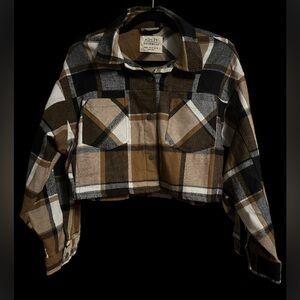 Ashley by 26 International Cropped Shacket